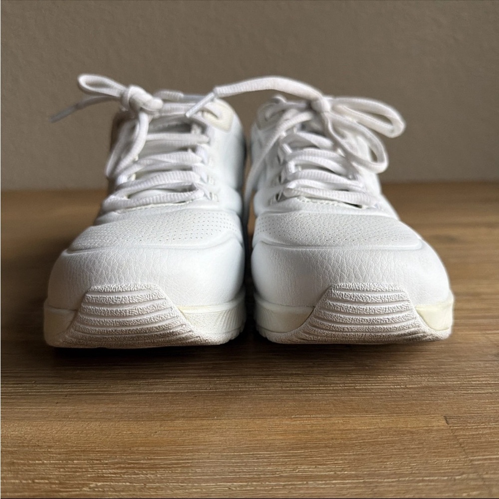 Skechers Shoes Womens 9 Uno 2 Air Around You Sneakers White Lace Up Low 155543 - Picture 8 of 11